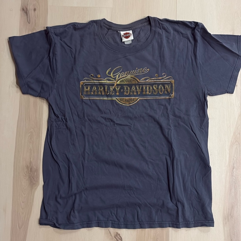 Vintage Harley Davidson tee (est size L)
